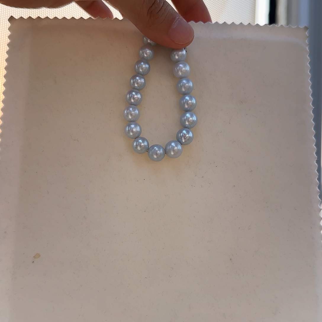 淡水珍珠颈饰未镶嵌8-9无核冷白手链