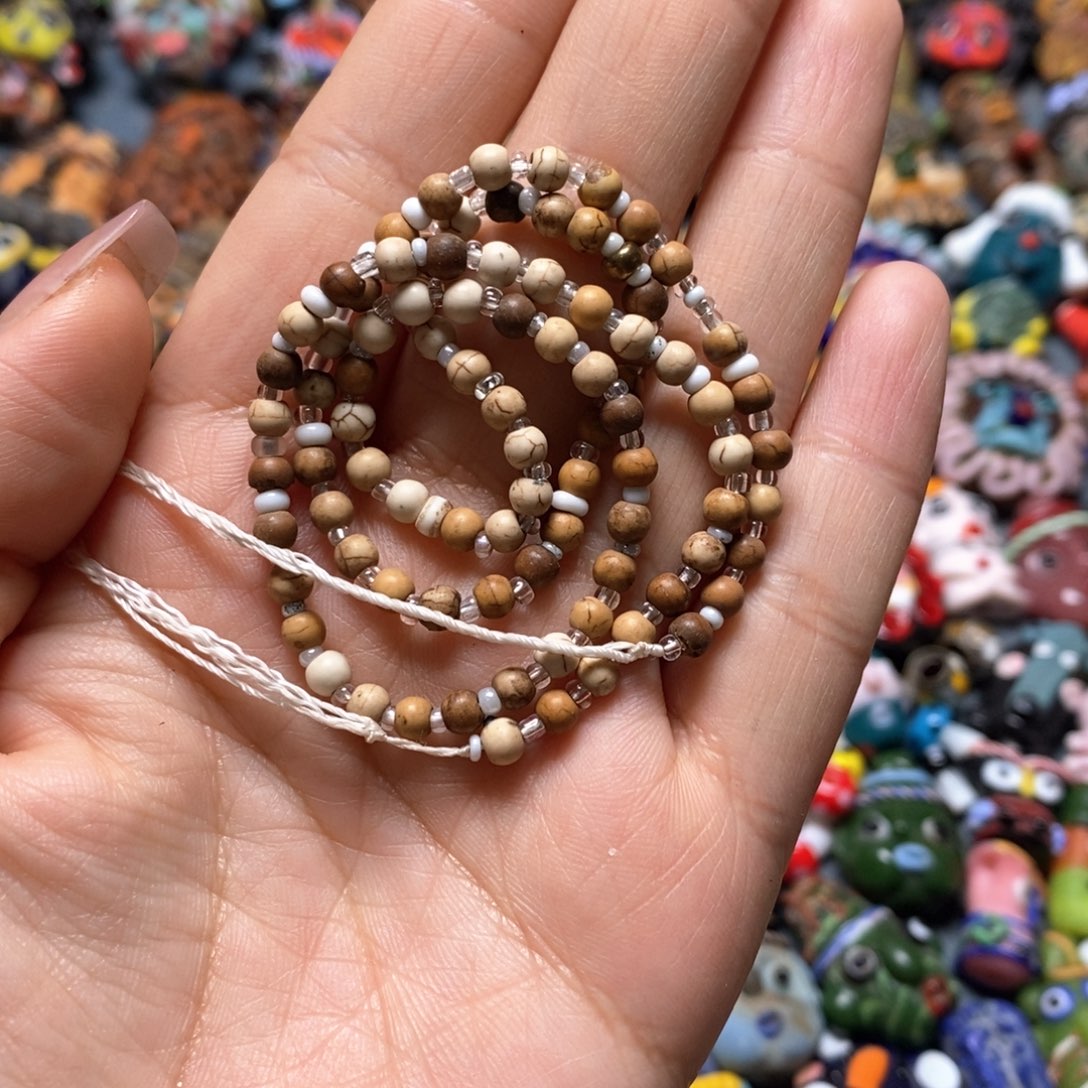 琉璃颈饰印度尼西亚链子