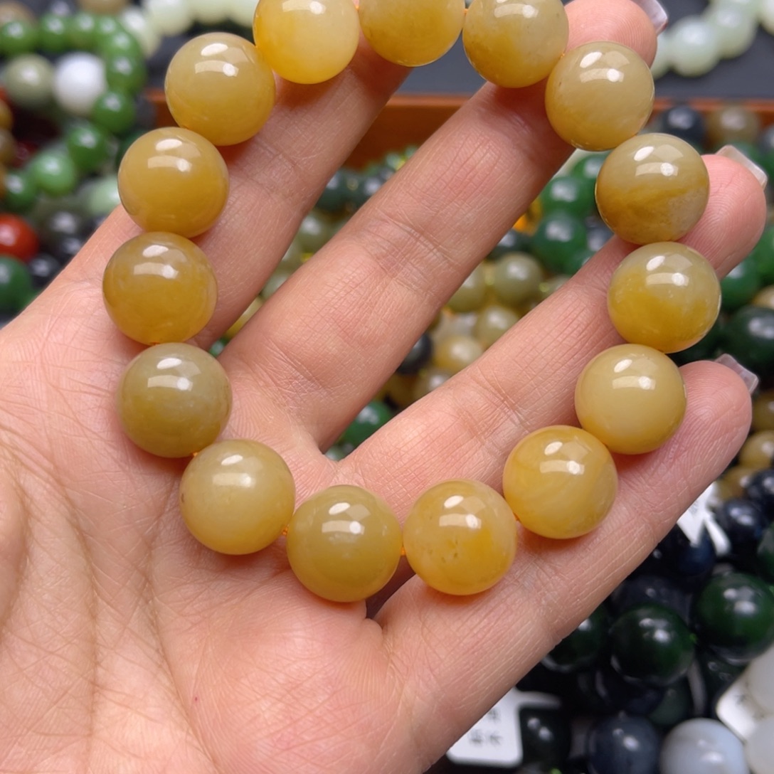 和田玉未镶嵌手链