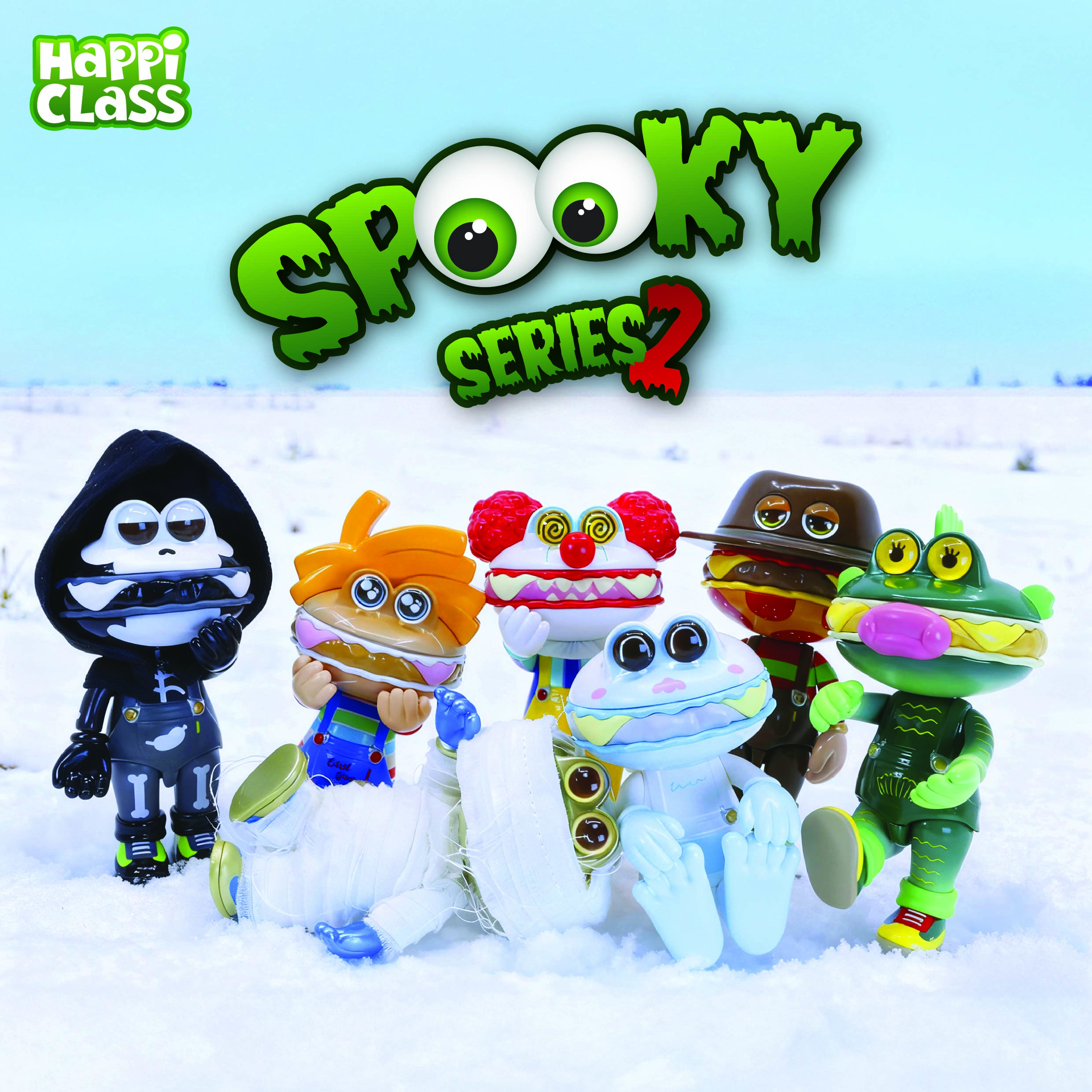 happi class 汉堡君惊悚盲盒2疯狂山脉 Madness Mountains