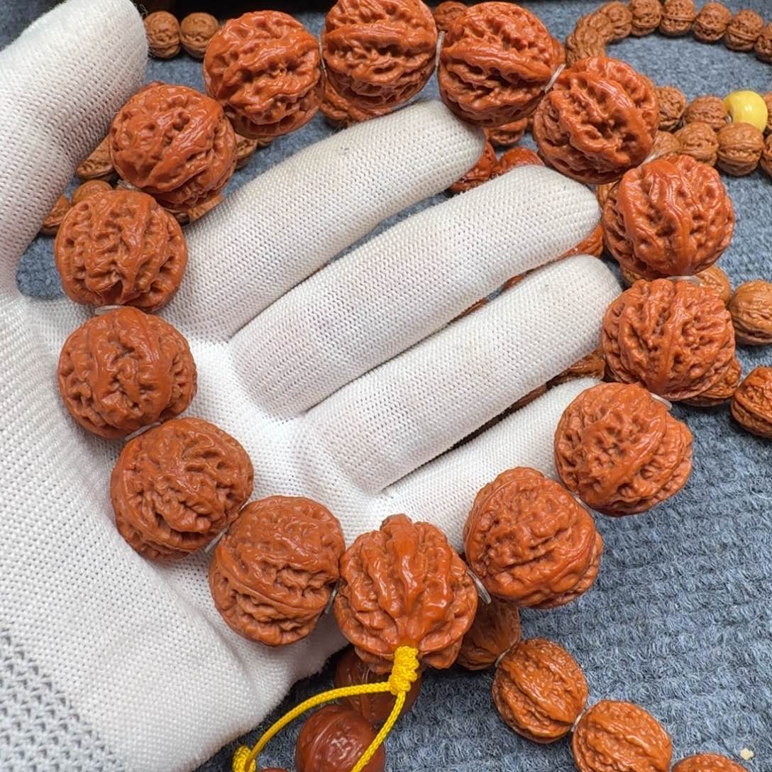 文玩核桃吊坠粗筋珊瑚纹