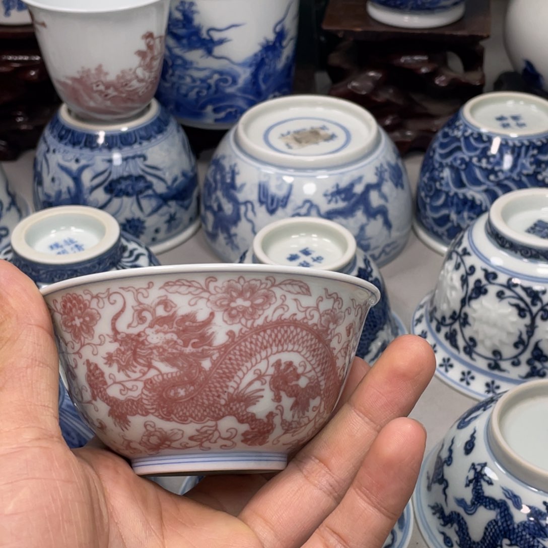 龙***儿摆件景德镇陶瓷现代手工陶瓷茶具