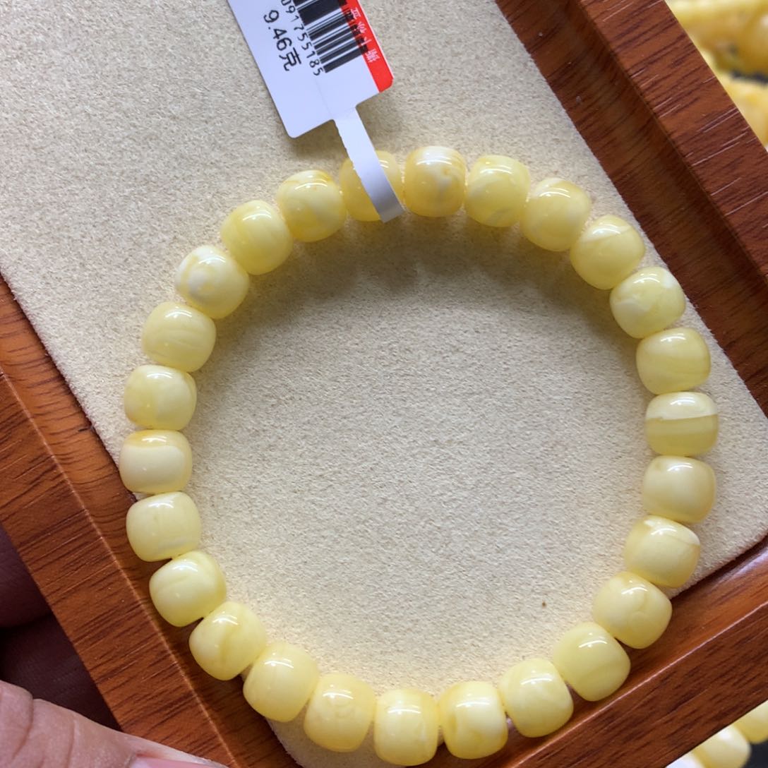 蜜蜡手链未镶嵌蜜蜡