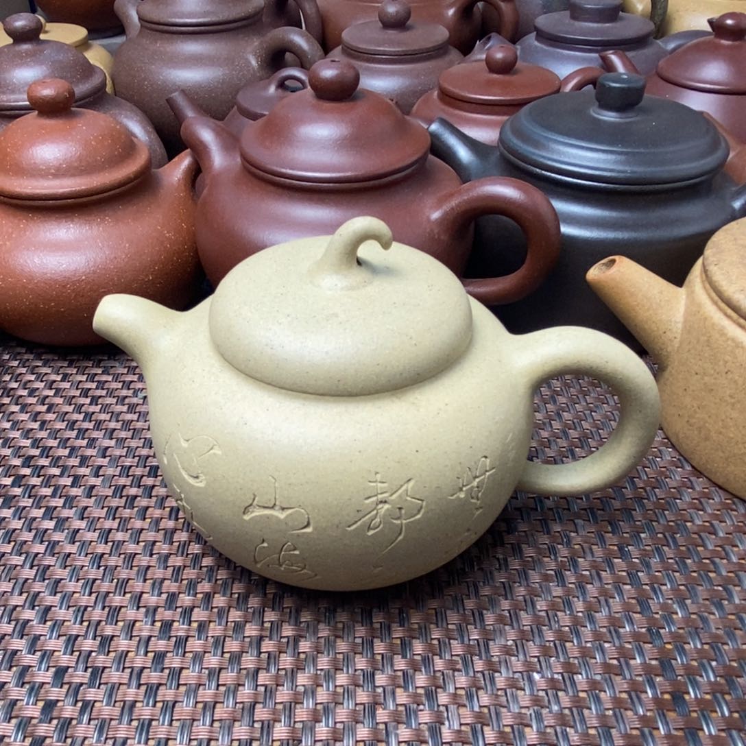 紫砂茶壶本绿茄段