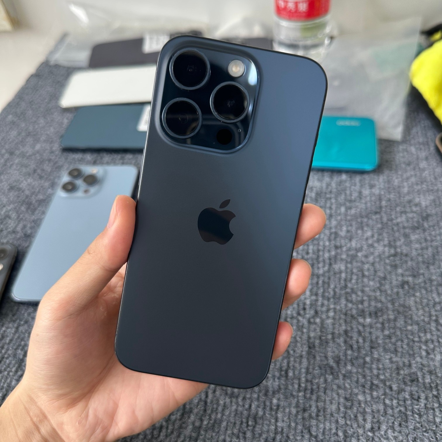 95新 Apple/苹果 苹果15Pro国行128G蓝色纯原无拆修电池88%