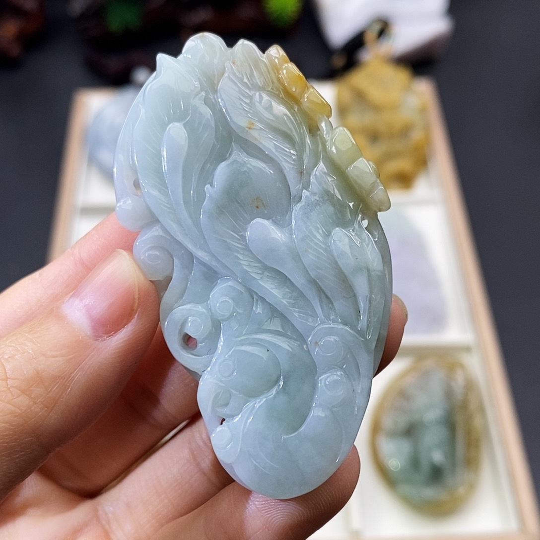 颈饰未镶嵌翡翠缅甸翡翠a货