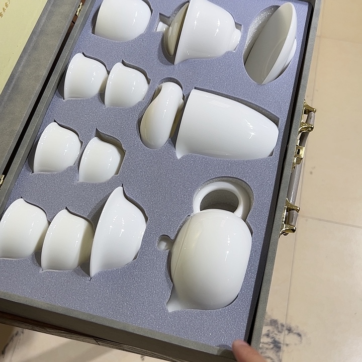 德化白瓷礼盒套装