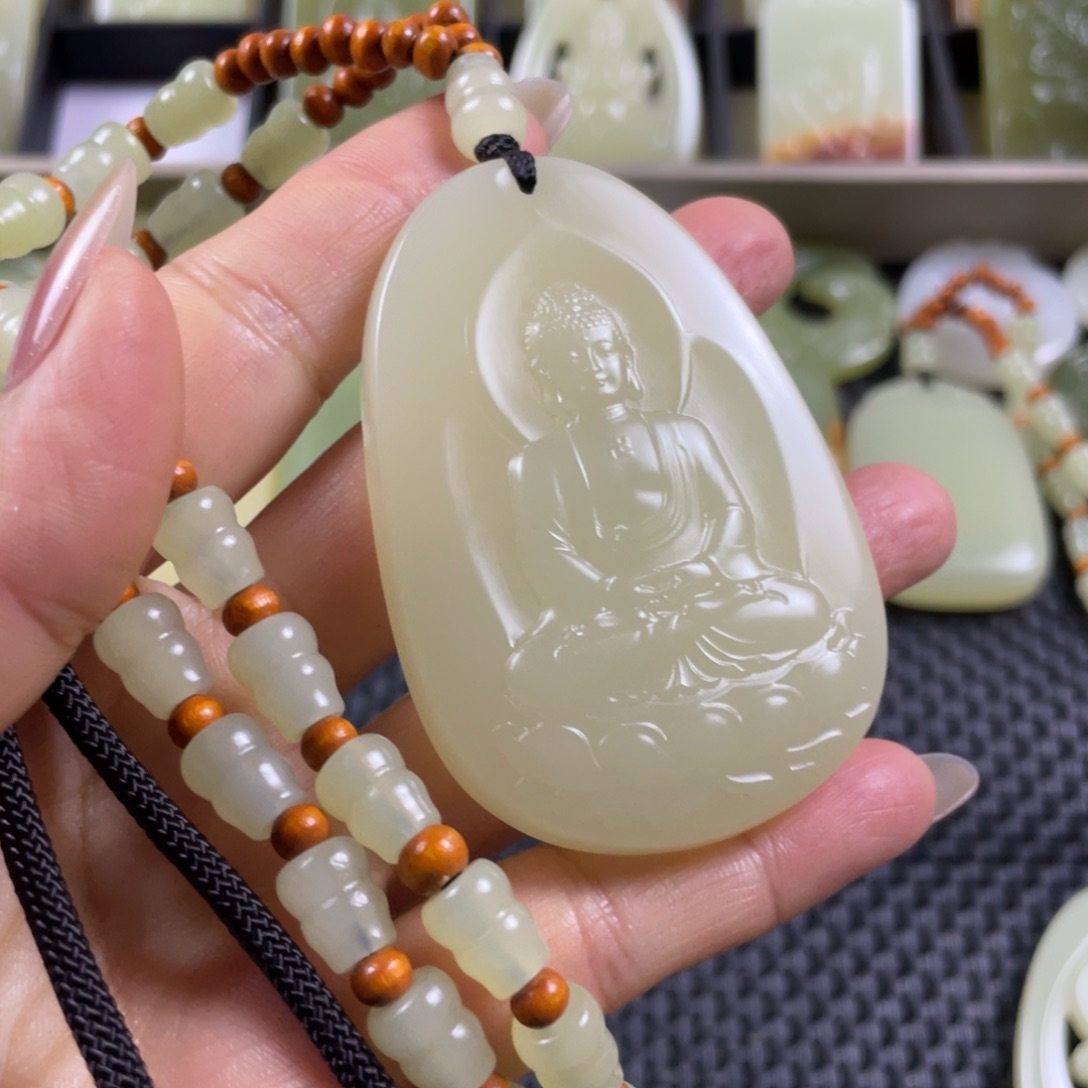 石材大日如来挂件