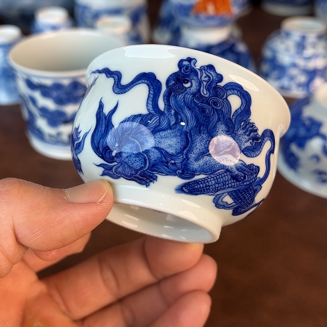 杯景德镇全手工手绘陶瓷