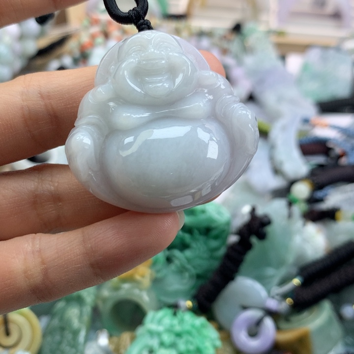 翡翠未镶嵌颈饰吊坠