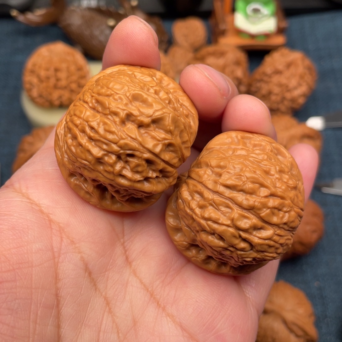 花***山文玩核桃把件39毕业乾隆磨全品