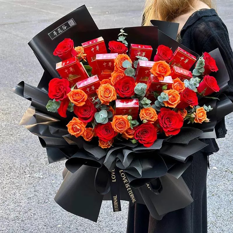 【送男士yan花束】鲜花束送父亲送老公送男朋友送领导全国同城配送