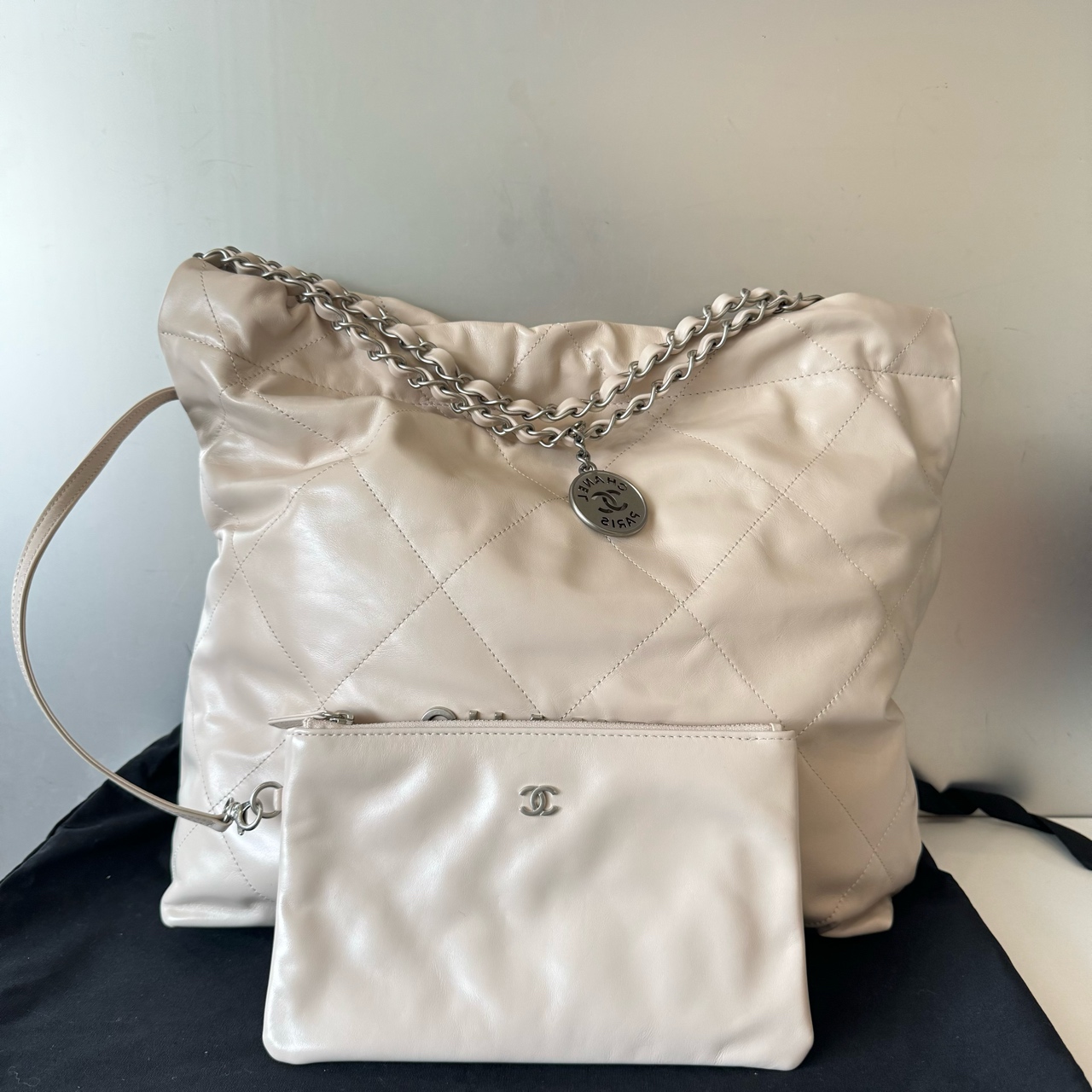 99新 Chanel/香奈儿 香奈儿 乳白色 22bag闲置