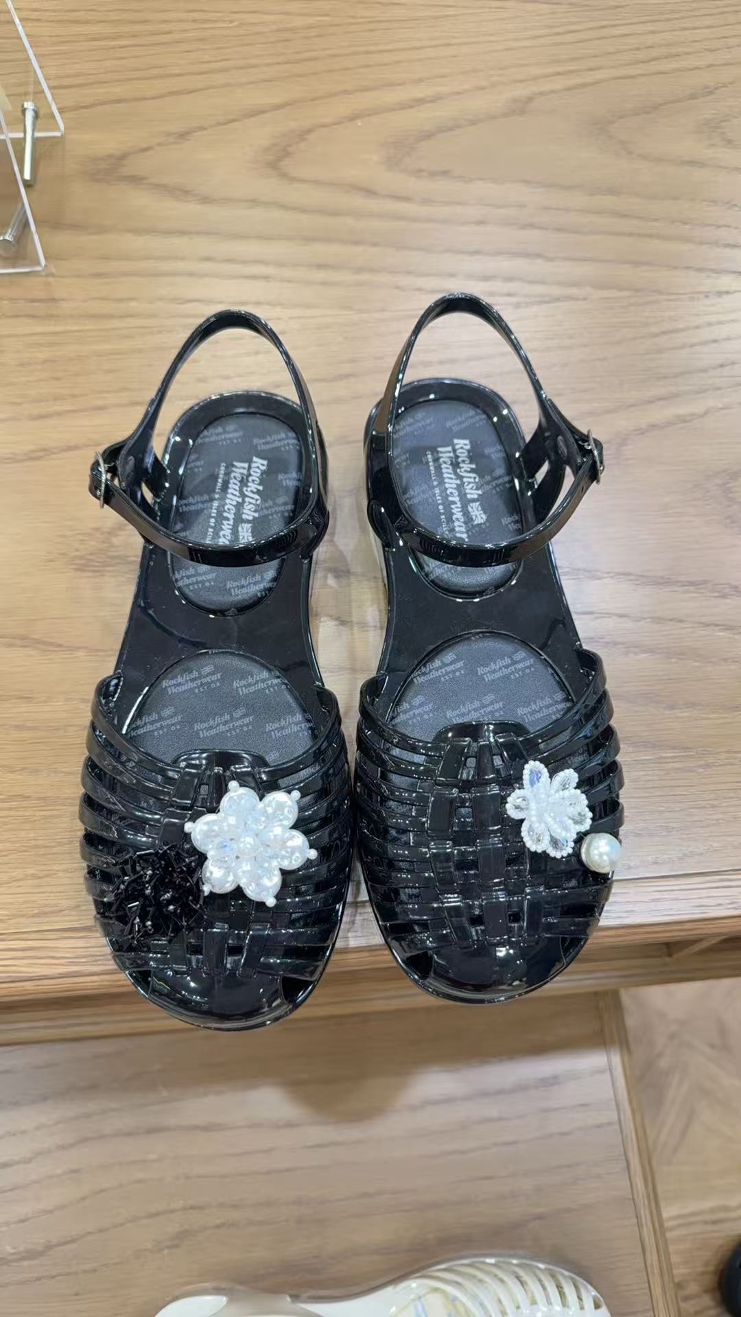 兔妹韩代 花花鞋 凉鞋 No退No换