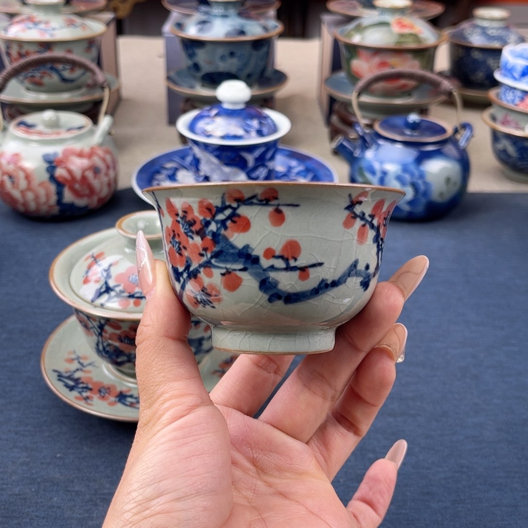 杯景德镇手绘手工茶具