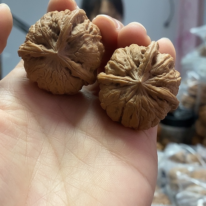 把件文玩核桃37雨花石三棱