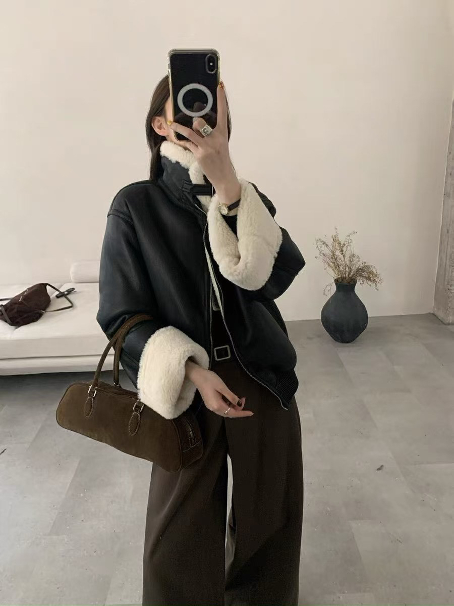 最新款皮夹克外套