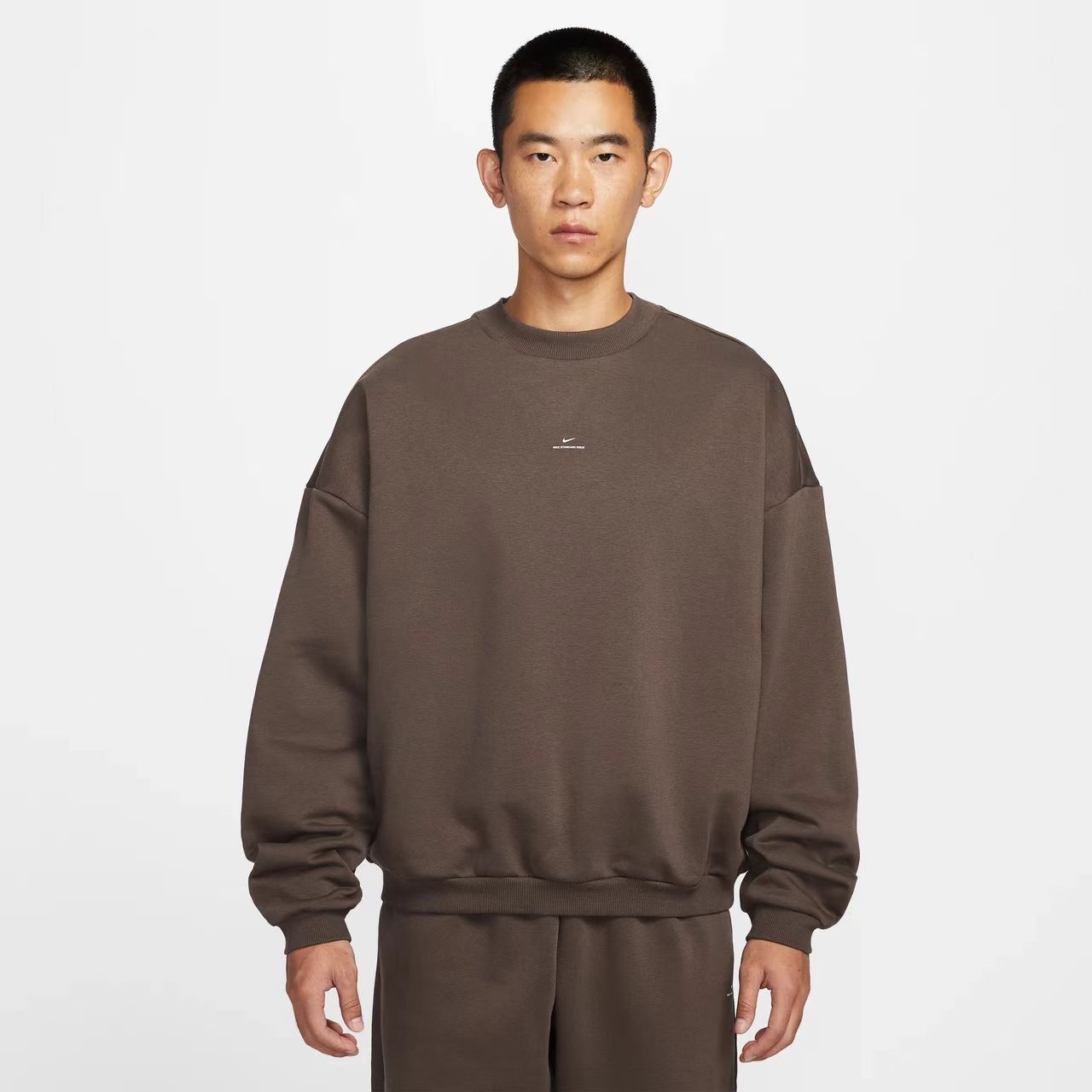 NIKE/耐克官方正品THERMA-FIT男卫衣保暖加绒上衣 棕-IM5902-237 