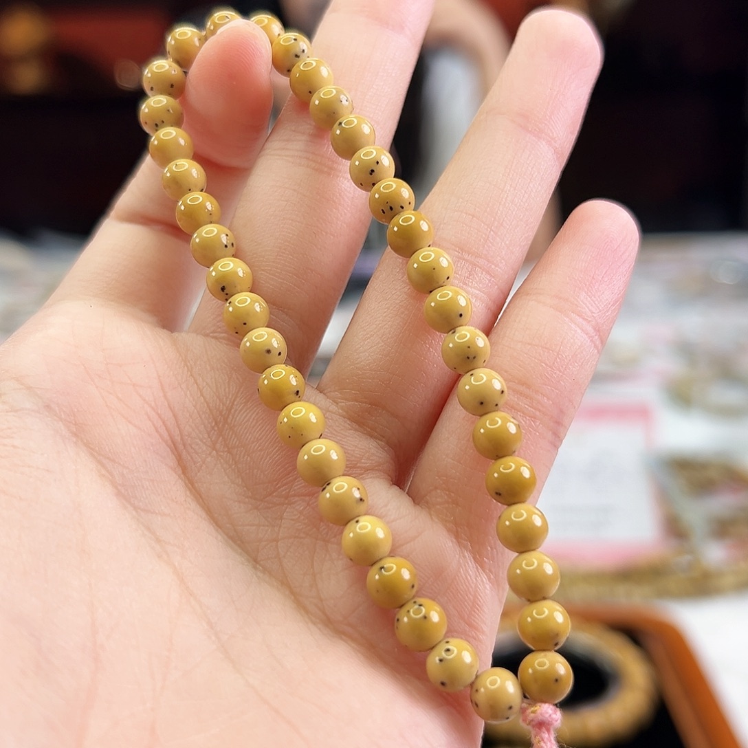 星月菩提手串Fqh6mm小龙蛋 数星星 超顺色