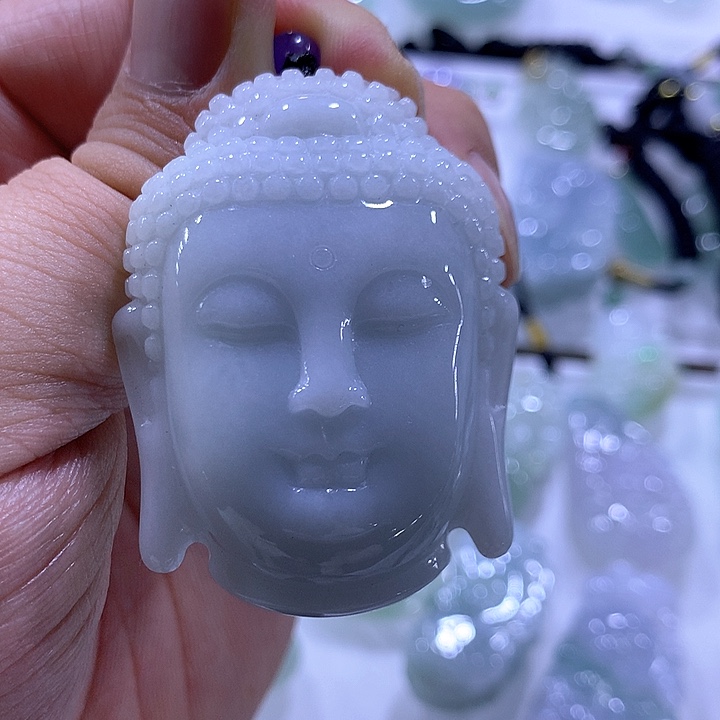翡翠颈饰未镶嵌天然翡翠A货吊坠