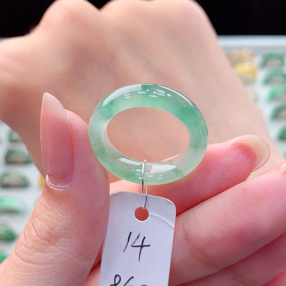 翡翠戒指未镶嵌14号