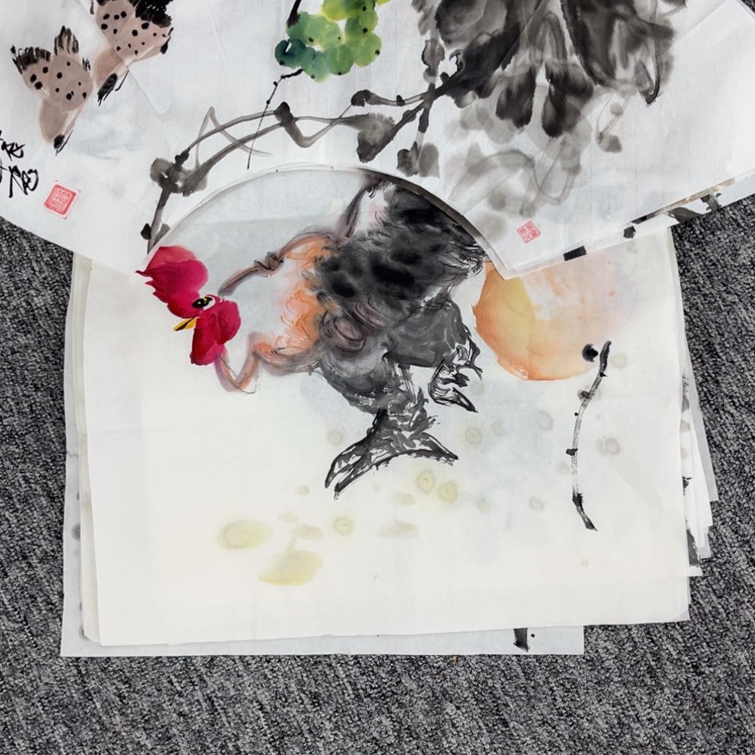 国画山***去绘画艺术作品展29张