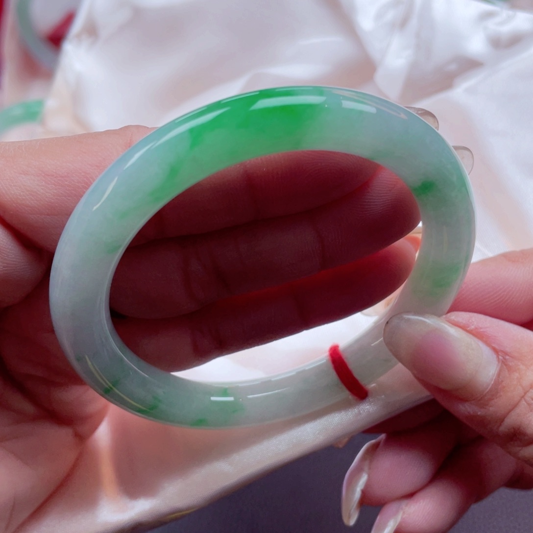 未镶嵌手镯（圆镯）翡翠5354敏   19号