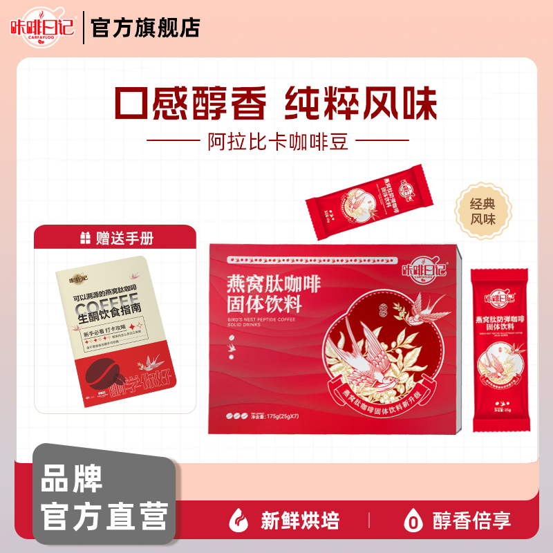 【粉丝专属】K7-88咔啡日记燕窝肽防弹饱腹生酮咖啡