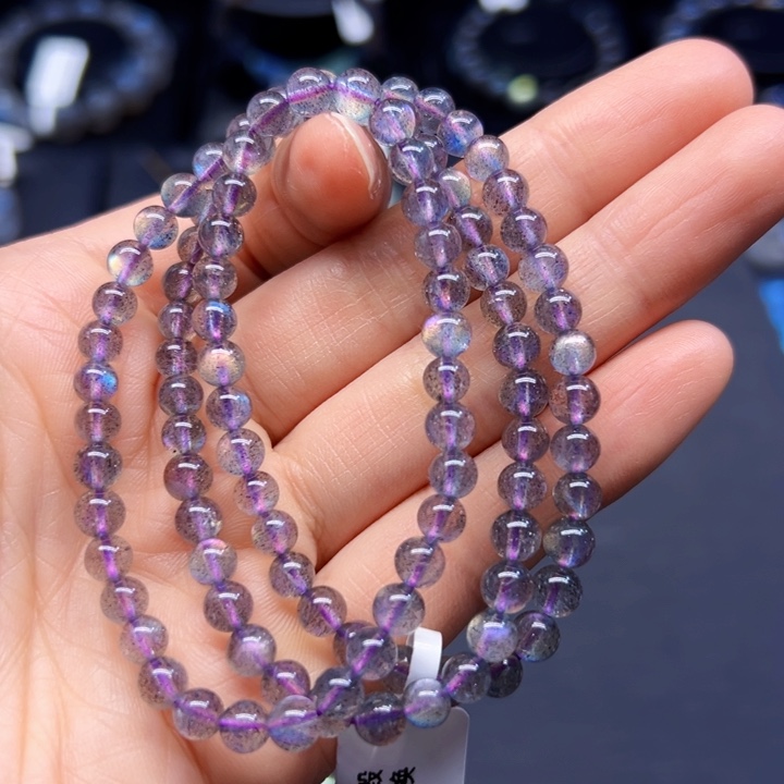 拉长石手串未镶嵌5.2左右