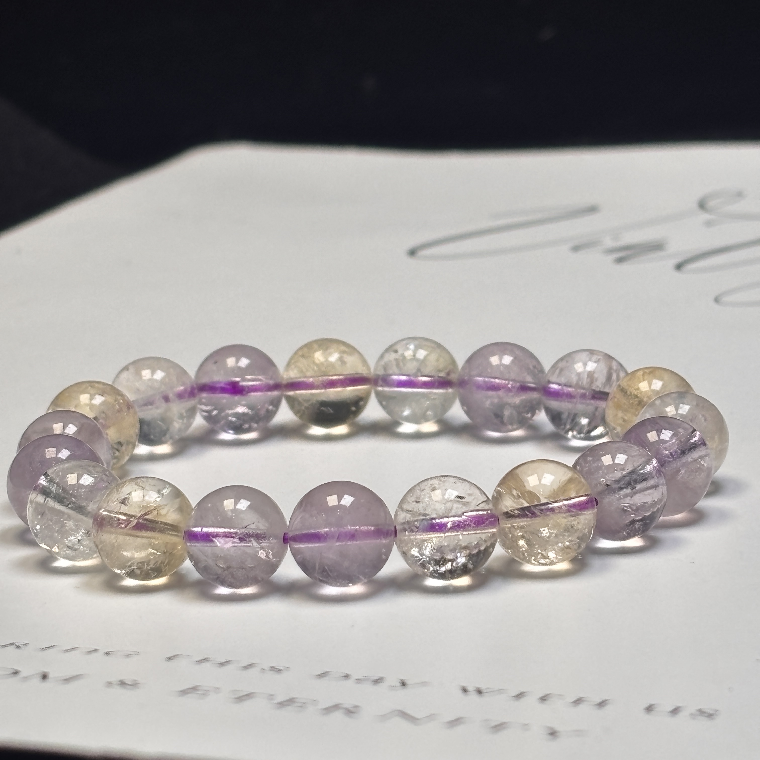 I紫黄晶手串8mm-16mm合集（多样性发其一）FX-7846