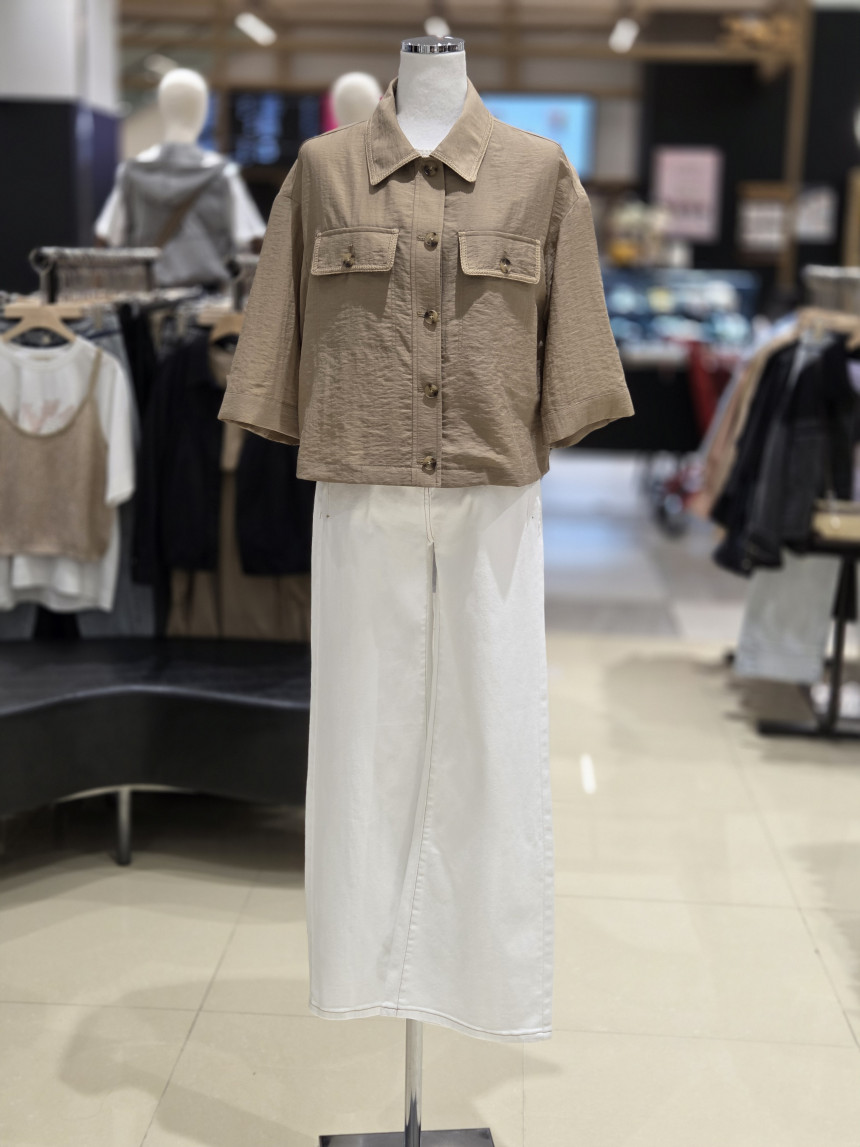 闪闪兒 MA*RE MO*NTE亚麻衬衫 88020