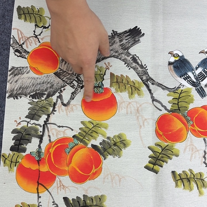 国画手绘国画作品