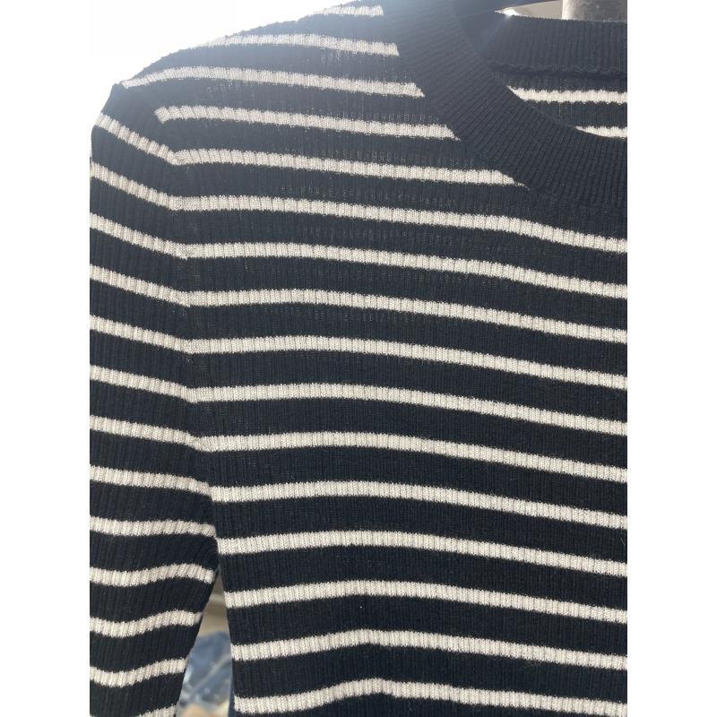 [富贵] 时尚女装秋冬季黑色打底毛衣ZK165