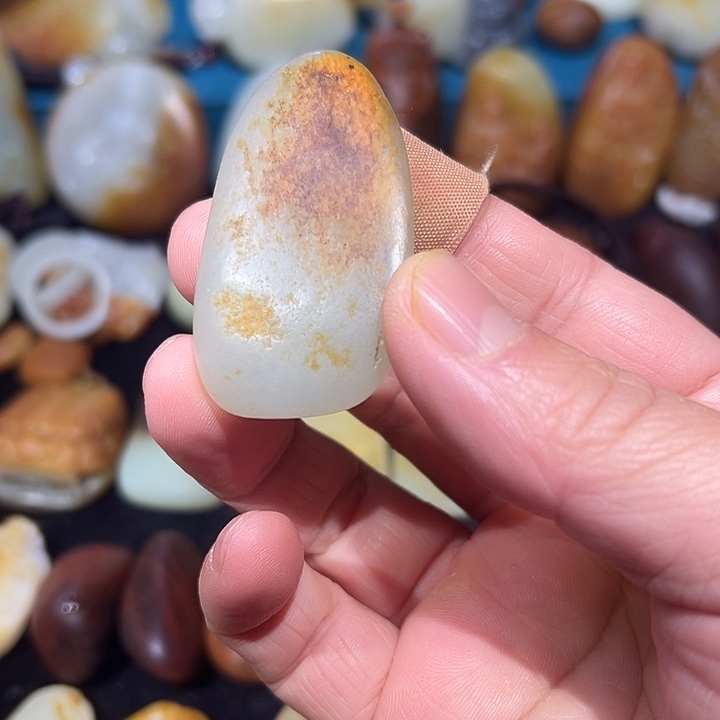 和田玉未镶嵌吊坠(不含链)