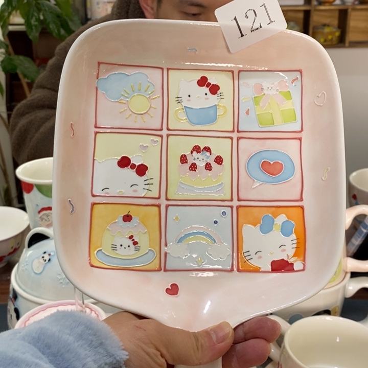 杯景德镇釉下彩手绘