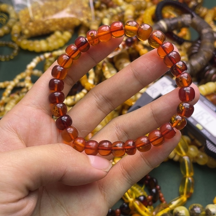 树脂六臻珠宝天然手串
