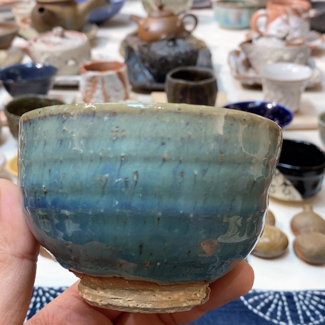 柴烧侘寂粗陶茶具