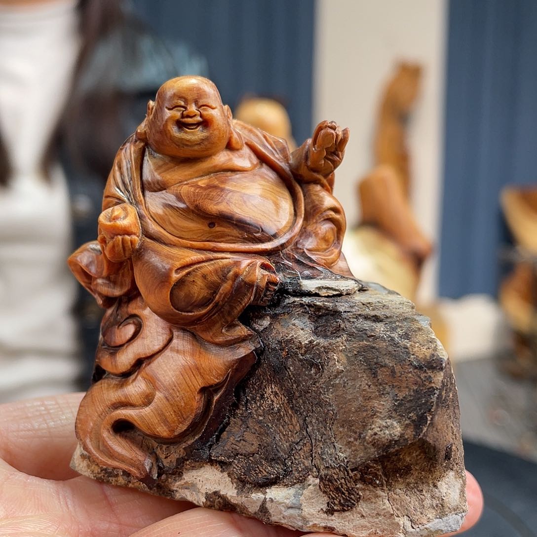 柏木（崖柏）手把件