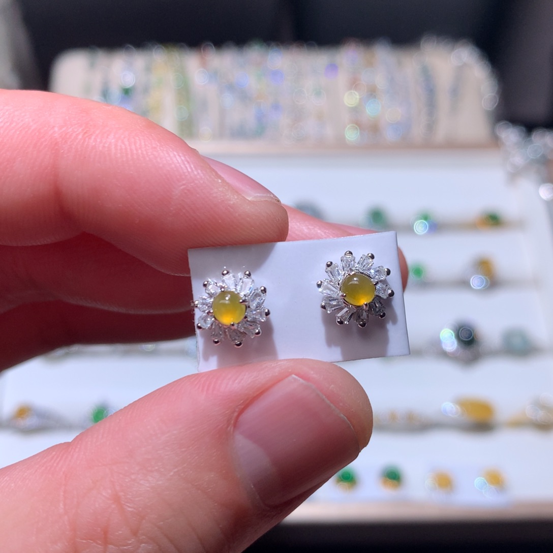 翡翠颈饰银S925镶嵌0002