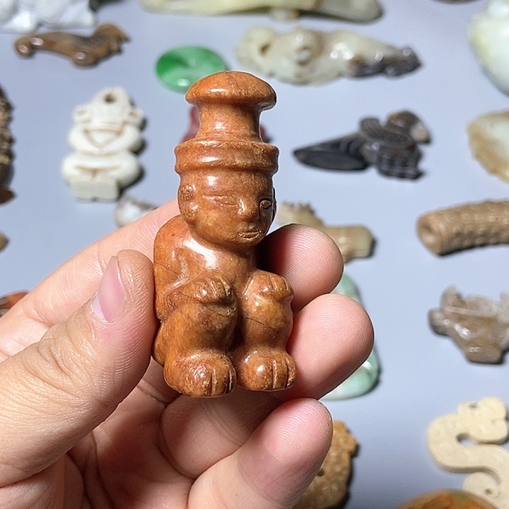 和田玉未镶嵌颈饰143