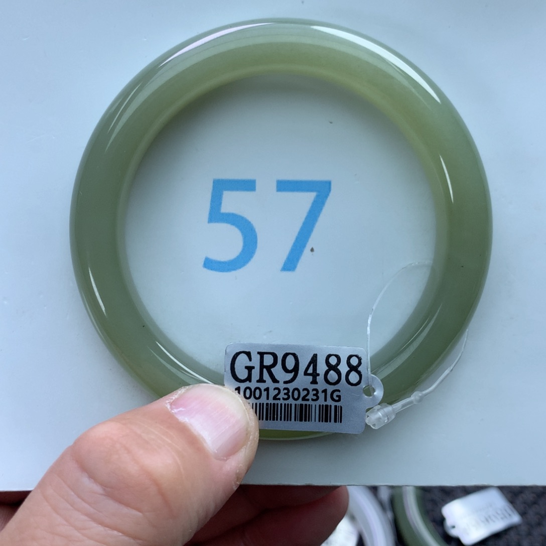 和田玉手镯未镶嵌1**U