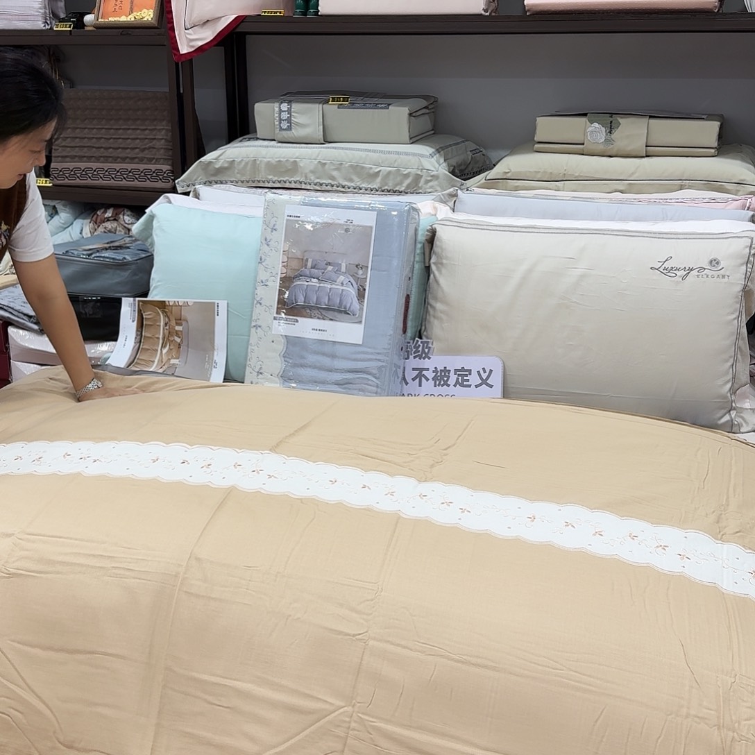 原驼毛马正身毛纱布四件套