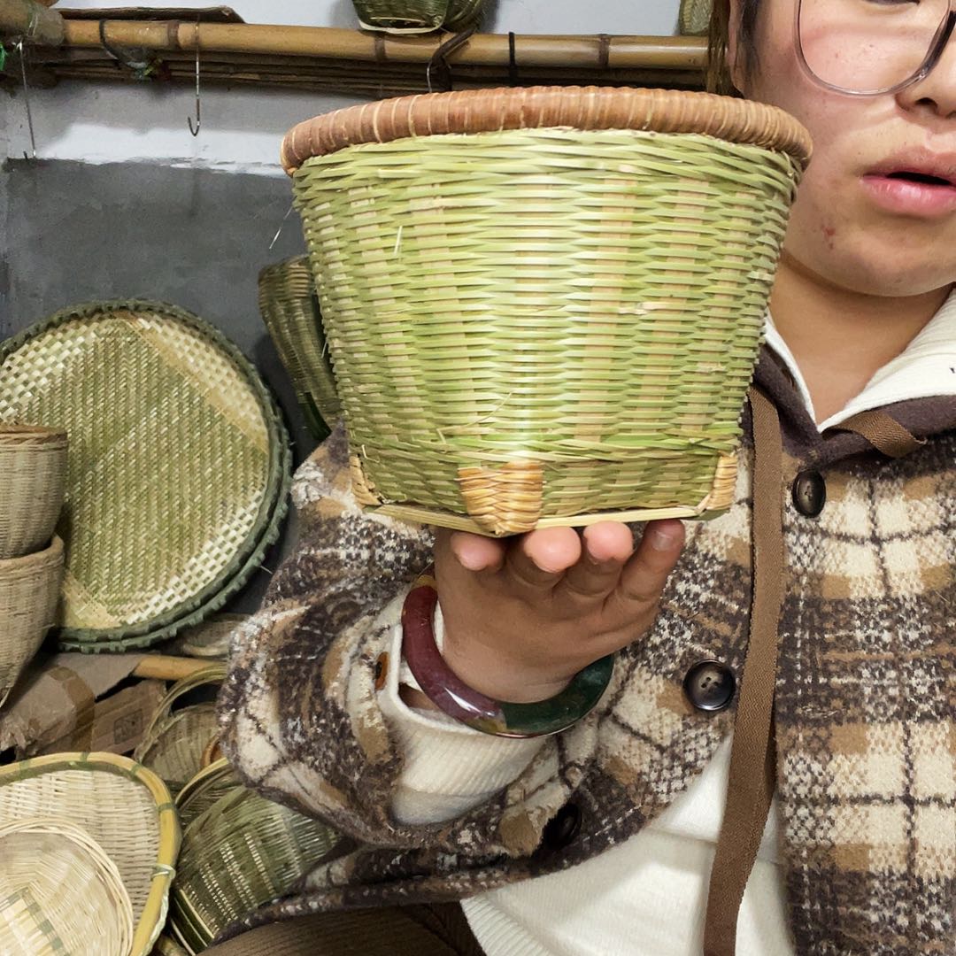 姜蒜框四角藤条老竹子姜蒜框藤条