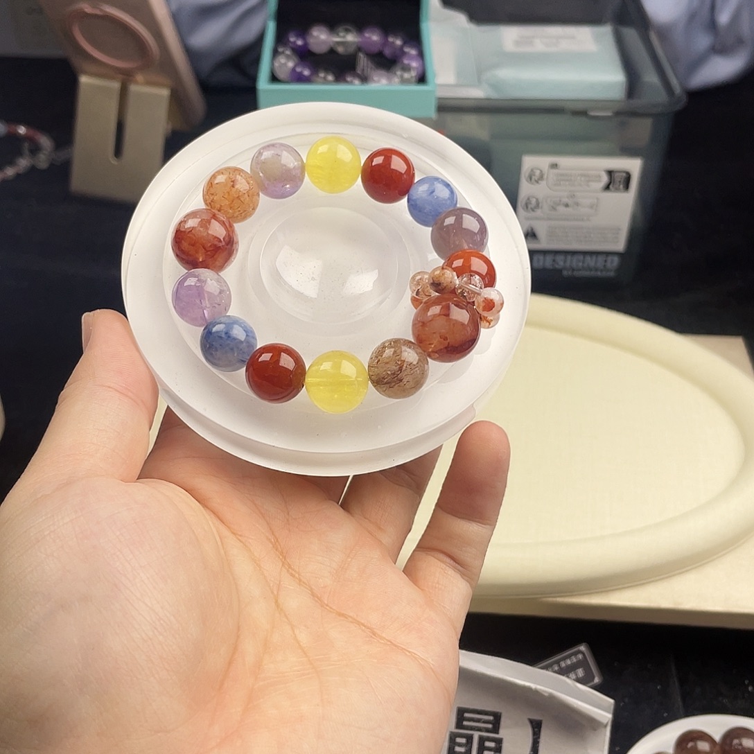 手链银S925镶嵌水晶