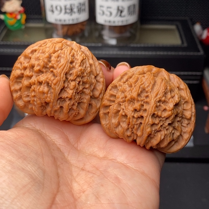 把件文玩核桃48球疆56克