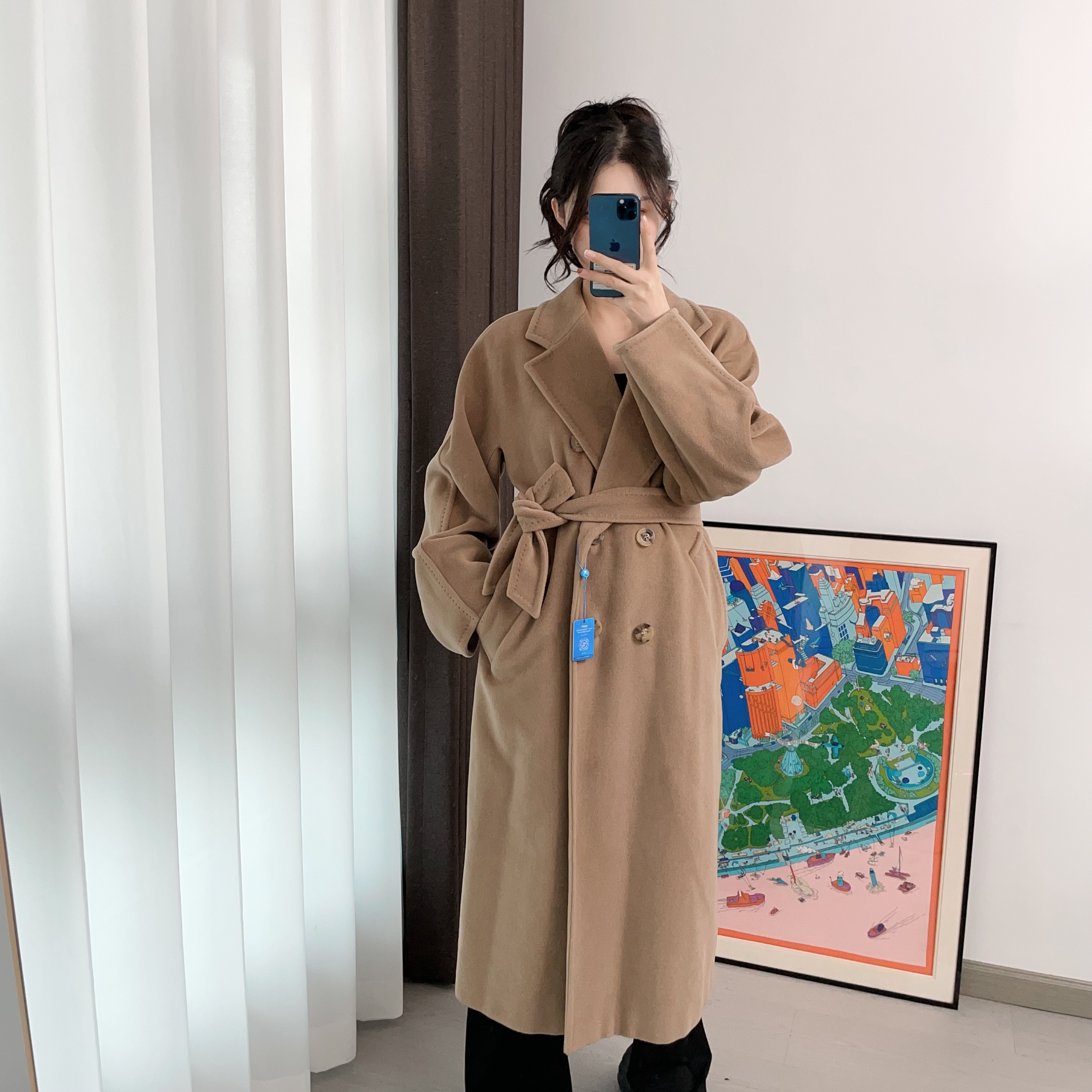 95新 MaxMara 棕色大衣/250415VHHYF06