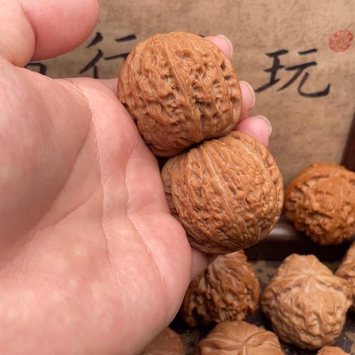 文玩核桃把件39铁锤