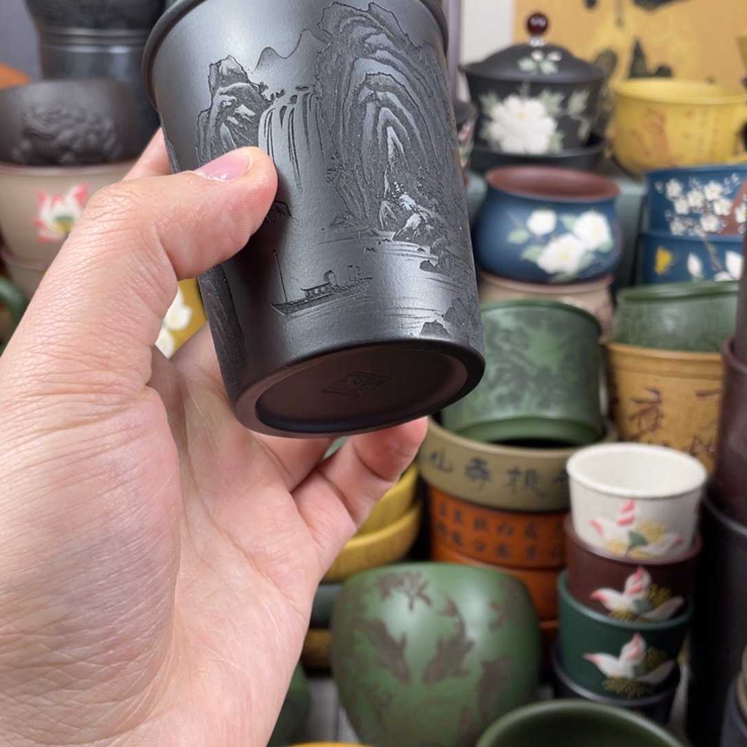 紫砂茶杯紫砂茶杯