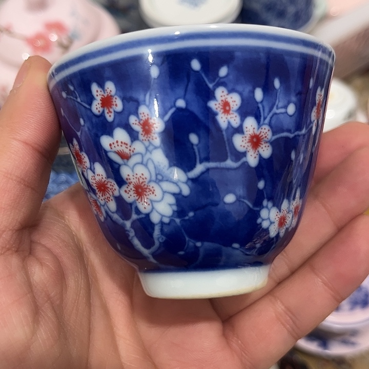 摆件陶景德镇陶瓷主人杯23444