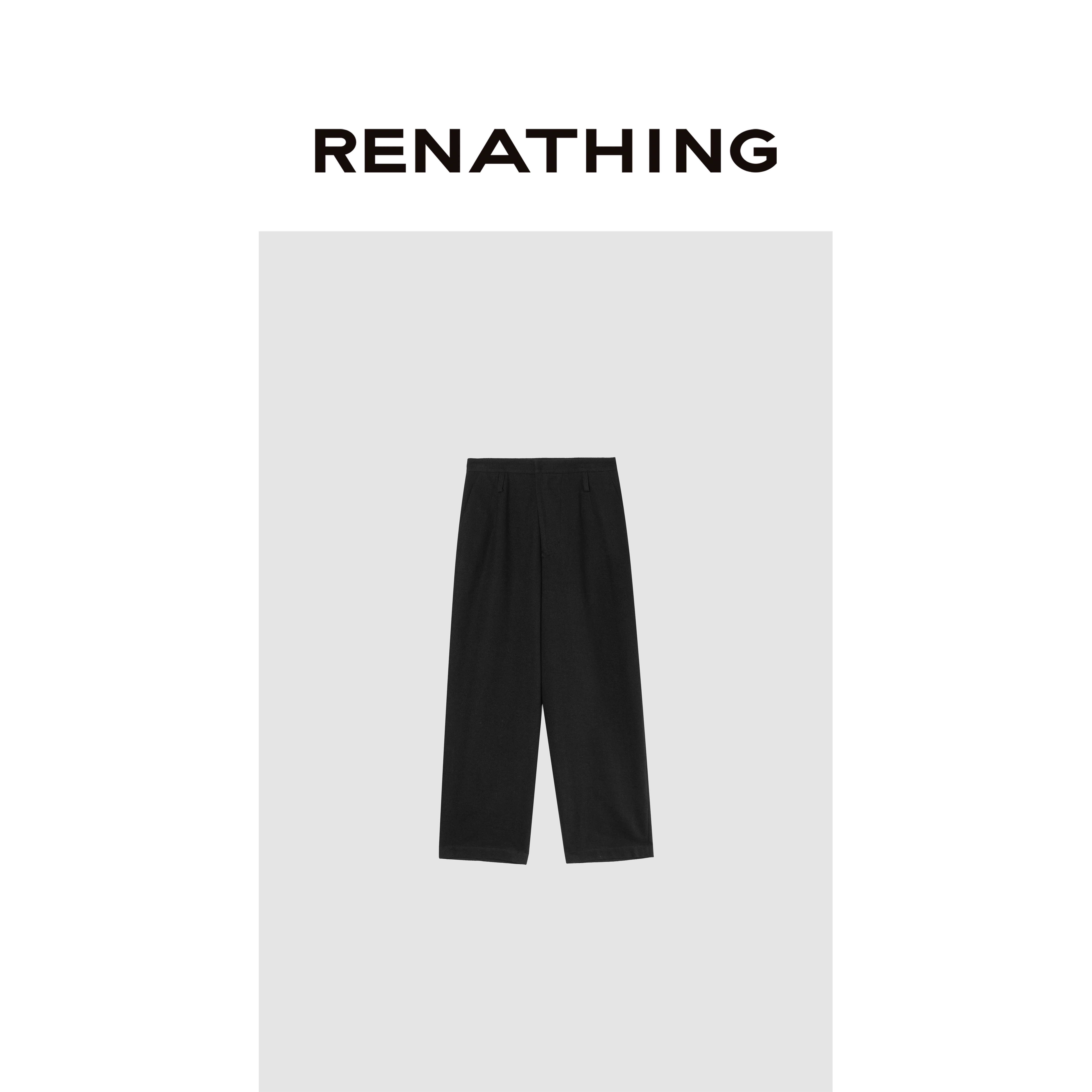 【RENATHING】腰部可调节休闲长裤